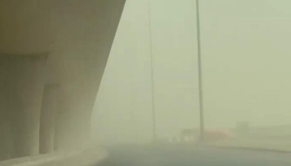 蔽日遮天，U23亚洲杯决赛举办地吉达正经历沙尘暴